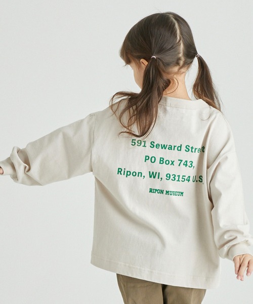 FOV（フォブ）の「フォブ RIPON L/S Tシャツ（Tシャツ/カットソー・キッズ・ブラック/ベージュ系その他/ホワイト・L/M/XL/S）」の13枚目の写真