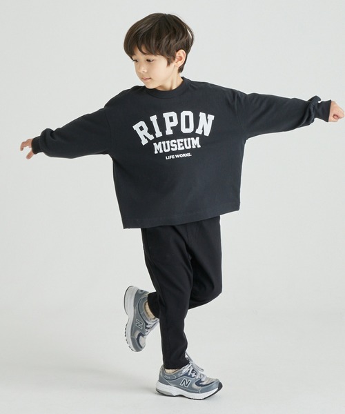 FOV（フォブ）の「フォブ RIPON L/S Tシャツ（Tシャツ/カットソー・キッズ・ブラック/ベージュ系その他/ホワイト・L/M/XL/S）」の11枚目の写真