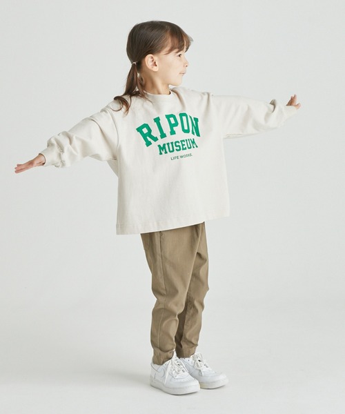 FOV（フォブ）の「フォブ RIPON L/S Tシャツ（Tシャツ/カットソー・キッズ・ブラック/ベージュ系その他/ホワイト・L/M/XL/S）」の10枚目の写真