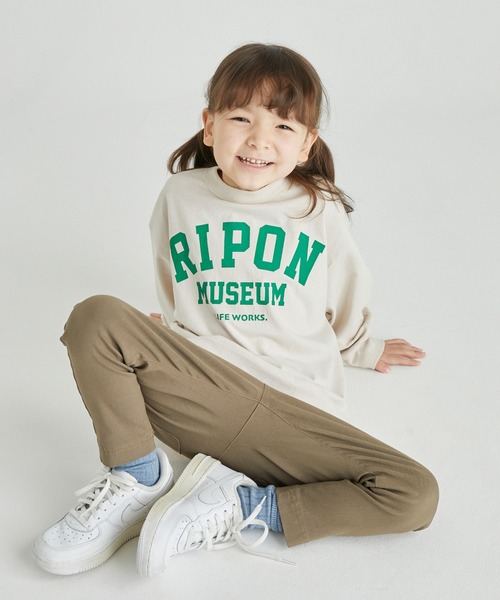 FOV（フォブ）の「フォブ RIPON L/S Tシャツ（Tシャツ/カットソー・キッズ・ブラック/ベージュ系その他/ホワイト・L/M/XL/S）」の5枚目の写真
