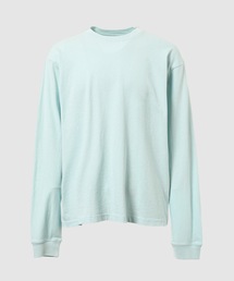 ECOCYCLE（エコサイクル）の「ELEVATED LS_BLUE（Tシャツ/カットソー）」