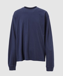 ECOCYCLE（エコサイクル）の「ELEVATED LS_BLUE（Tシャツ/カットソー）」