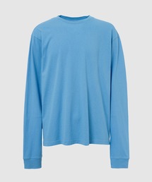 ECOCYCLE（エコサイクル）の「ELEVATED LS_BLUE（Tシャツ/カットソー）」