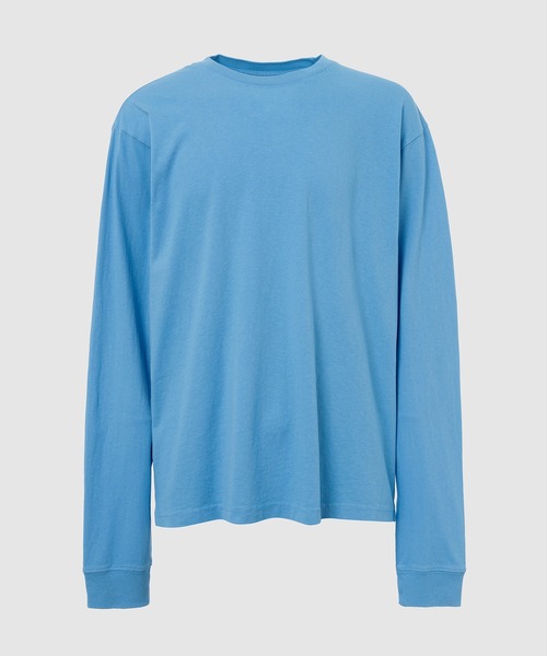 ELEVATED LS_BLUE（Tシャツ/カットソー）｜ECOCYCLE（エコサイクル）