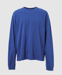 ECOCYCLE（エコサイクル）の「ELEVATED LS_BLUE（Tシャツ/カットソー）」