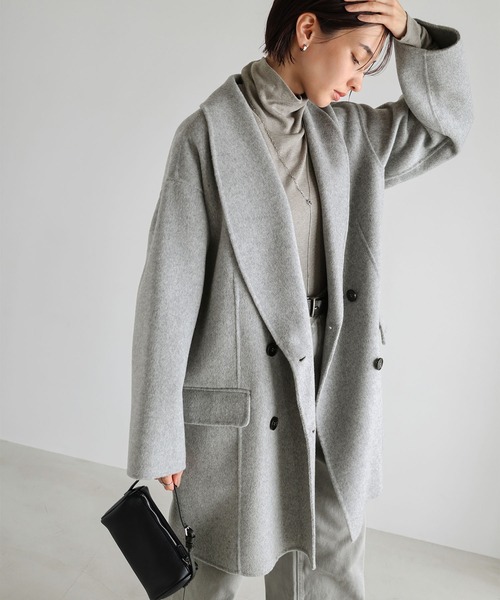 セール】ウールリバーダブルコート（その他アウター）｜evernavy
