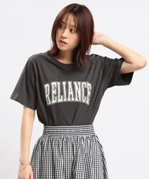 GLOBAL WORK Smile Seed Store | コットンシンプルプリントTシャツ半袖/175873(Tシャツ/カットソー)