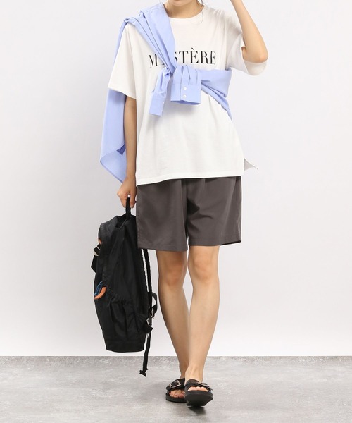 GLOBAL WORK Smile Seed Store（グローバルワーク スマイルシードストア）の「コットンシンプルプリントTシャツ半袖/175873（Tシャツ/カットソー・レディース・チャコールグレー/ホワイト/ホワイト系その他2/ホワイト系その他3/ホワイト系その他5/ホワイト系その他4・SMALL/MEDIUM/LARGE/X-LARGE）」の15枚目の写真