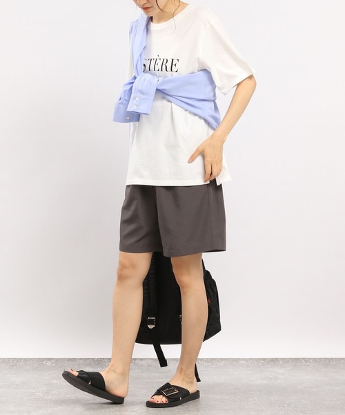 GLOBAL WORK Smile Seed Store（グローバルワーク スマイルシードストア）の「コットンシンプルプリントTシャツ半袖/175873（Tシャツ/カットソー・レディース・チャコールグレー/ホワイト/ホワイト系その他2/ホワイト系その他3/ホワイト系その他5/ホワイト系その他4・SMALL/MEDIUM/LARGE/X-LARGE）」の16枚目の写真