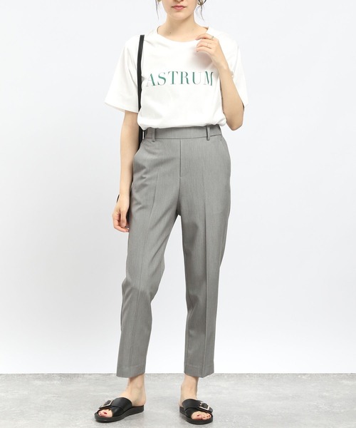 GLOBAL WORK Smile Seed Store（グローバルワーク スマイルシードストア）の「コットンシンプルプリントTシャツ半袖/175873（Tシャツ/カットソー・レディース・チャコールグレー/ホワイト/ホワイト系その他2/ホワイト系その他3/ホワイト系その他5/ホワイト系その他4・SMALL/MEDIUM/LARGE/X-LARGE）」の19枚目の写真