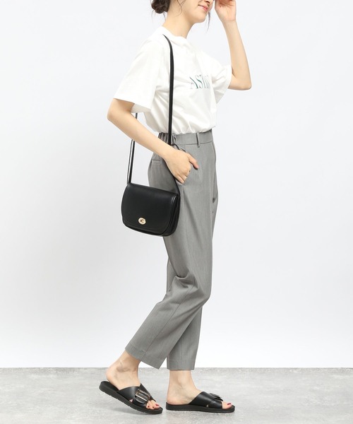 GLOBAL WORK Smile Seed Store（グローバルワーク スマイルシードストア）の「コットンシンプルプリントTシャツ半袖/175873（Tシャツ/カットソー・レディース・チャコールグレー/ホワイト/ホワイト系その他2/ホワイト系その他3/ホワイト系その他5/ホワイト系その他4・SMALL/MEDIUM/LARGE/X-LARGE）」の20枚目の写真