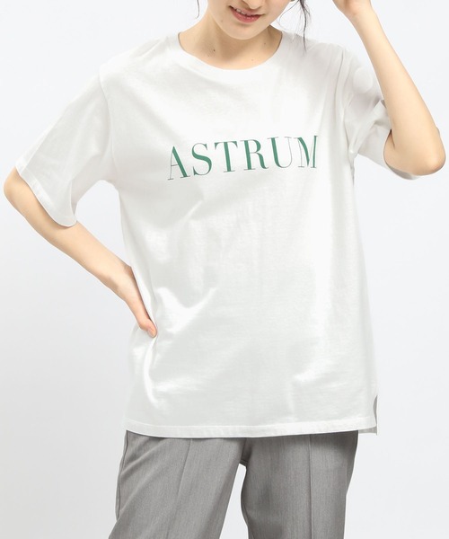 GLOBAL WORK Smile Seed Store（グローバルワーク スマイルシードストア）の「コットンシンプルプリントTシャツ半袖/175873（Tシャツ/カットソー・レディース・チャコールグレー/ホワイト/ホワイト系その他2/ホワイト系その他3/ホワイト系その他5/ホワイト系その他4・SMALL/MEDIUM/LARGE/X-LARGE）」の22枚目の写真