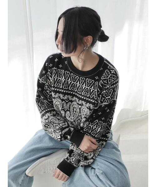 CRAFT STANDARD BOUTIQUE（クラフトスタンダードブティック）の「【男女兼用】JQリバーシブルニット（ニット/セーター・レディース・アイボリー/モカ・L/XL/M）」の3枚目の写真