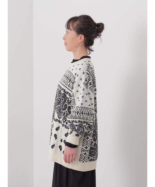 CRAFT STANDARD BOUTIQUE（クラフトスタンダードブティック）の「【男女兼用】JQリバーシブルニット（ニット/セーター・レディース・アイボリー/モカ・L/XL/M）」の8枚目の写真