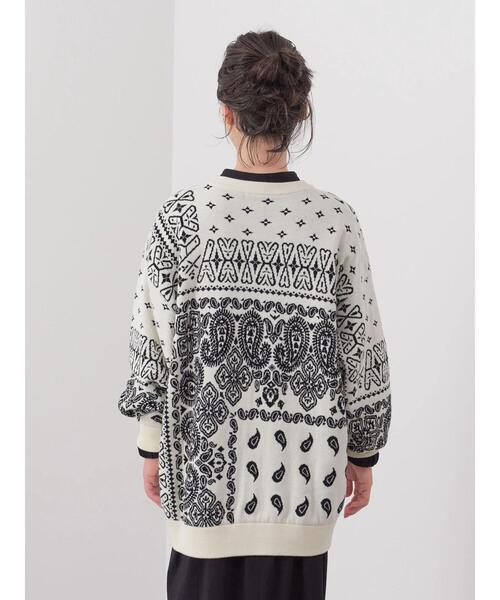 CRAFT STANDARD BOUTIQUE（クラフトスタンダードブティック）の「【男女兼用】JQリバーシブルニット（ニット/セーター・レディース・アイボリー/モカ・L/XL/M）」の9枚目の写真