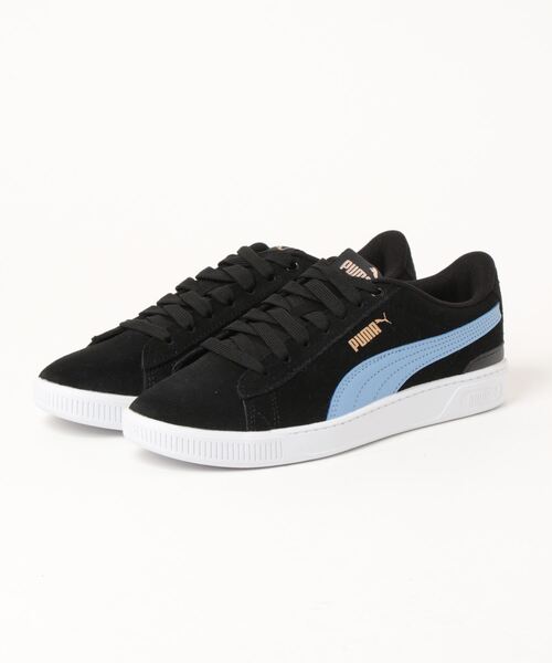 PUMA(プーマ)の「【PUMA】プーマ Vikky V3(ビッキー V3)383023(スニーカー・レディース・ブラック×ブルー/ライトグレー・25.0cm/23.5cm/22.5cm/24.5cm/23.0cm/24.0cm)」の2枚目の写真