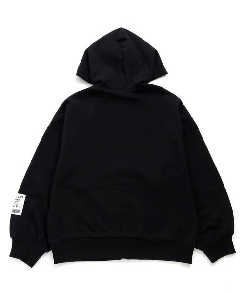 algy(アルジー)の「ダブルジップ裏起毛パーカー(パーカー・キッズ・ミント/ブラック/アイボリー・MEDIUM/X-SMALL/SMALL/XX-SMALL)」の10枚目の写真