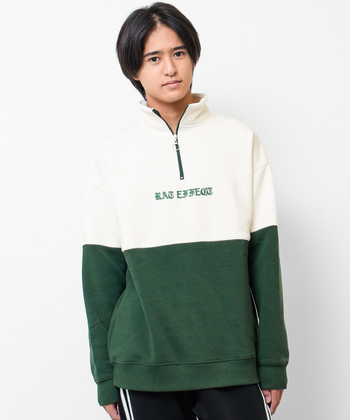 Dealivez ハーフジップ セットアップ　トレーナー Dealivez ハーフジップ セットアップ トレーナー - メルカリ