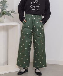 POU DOU DOU | ドットプリントイージーワイドパンツ(その他パンツ)