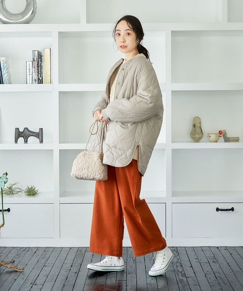 studio CLIP（スタディオクリップ）の「【毛玉になりにくい/マシンウォッシャブル】3ゲージお手入れらくらくケーブルニット（ニット/セーター・レディース・その他1/その他2/アイボリー・FREE）」の9枚目の写真