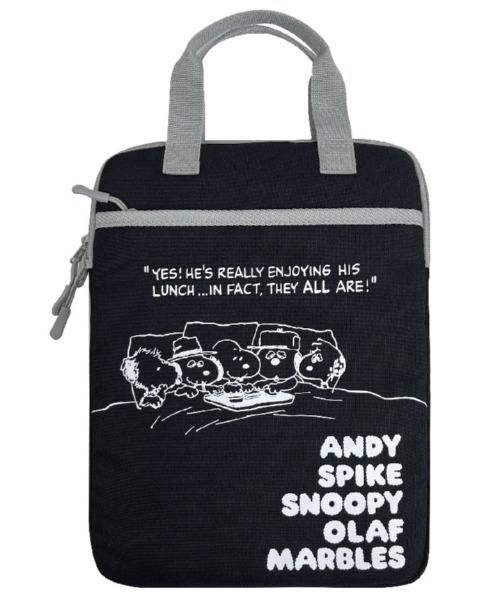 PEANUTS（ピーナッツ）の「【 Disney / ディズニー】 【 PEANUTS / ピーナッツ 】 タブレットPCケース AWK tabletcase（PC・タブレットケース・キッズ・ブラック/カーキ・FREE）」の2枚目の写真