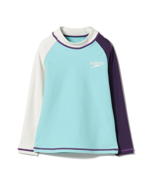 Speedo（スピード）の「Speedo / キッズ ユニセックス ラッシュガード 24（100～120cm）（ラッシュガード・キッズ・ブルー系その他/ブルー系その他2/ブラウン系その他2・120/110/100）」の3枚目の写真