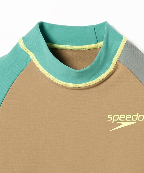 Speedo（スピード）の「Speedo / キッズ ユニセックス ラッシュガード 24（100～120cm）（ラッシュガード・キッズ・ブルー系その他/ブルー系その他2/ブラウン系その他2・120/110/100）」の6枚目の写真