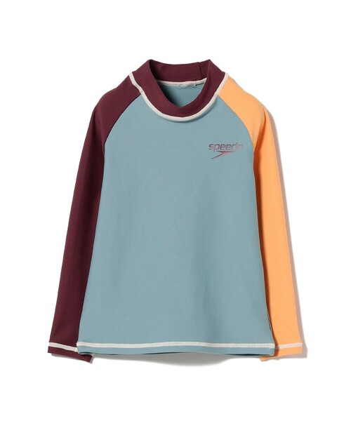 Speedo（スピード）の「Speedo / キッズ ユニセックス ラッシュガード 24（100～120cm）（ラッシュガード・キッズ・ブルー系その他/ブルー系その他2/ブラウン系その他2・120/110/100）」の10枚目の写真