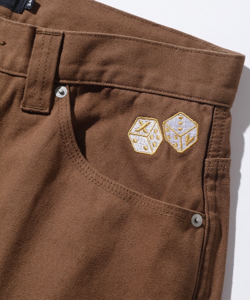 XLARGE（エクストララージ）の「DICE PAINTER PANTS（その他パンツ・メンズ・ブラウン/ネイビー/カモフラージュ/ブラック・36inch/30inch/34inch/32inch）」の8枚目の写真