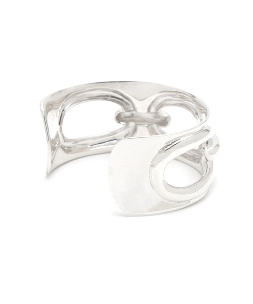 YArKA（ヤーカ）の「【YArKA/ヤーカ】[egoistic series] 3-dimensional emboss big chain bangle [percroo3] / 浮出チェーンビッグバングル（バングル/リストバンド・レディース・シルバー・FREE）」の9枚目の写真