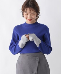 LEPSIM | 12ゲージ配色リブハイネックプルオーバー　990510(ニット/セーター)