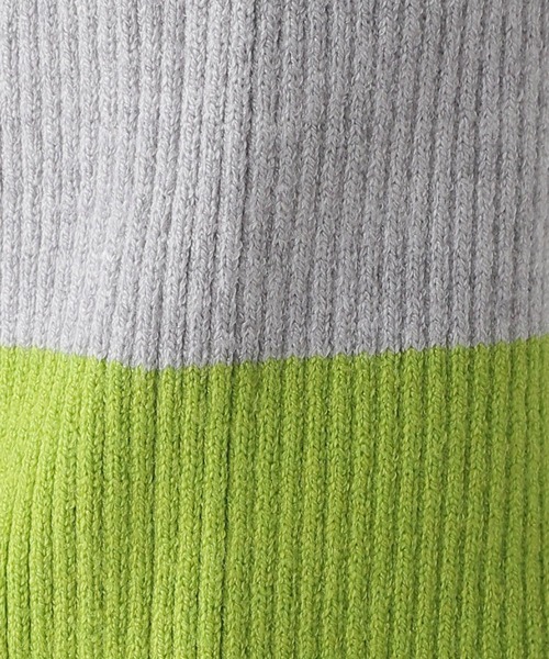 LEPSIM（レプシィム）の「12ゲージ配色リブハイネックプルオーバー　990510（ニット/セーター・レディース・ブラック/グレー/ブルー/ホワイト×ブラック/ホワイト・FREE）」の13枚目の写真