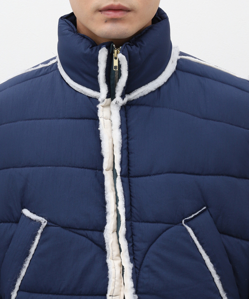 CAMIEL FORTGENS（カミエル フォートへンス）の「【CAMIEL FORTGENS / カミエル・フォートヘンス】BODY WARMER PADDED NYLON VEST（ダウンベスト・メンズ・ネイビー/カーキ・MEDIUM）」の13枚目の写真