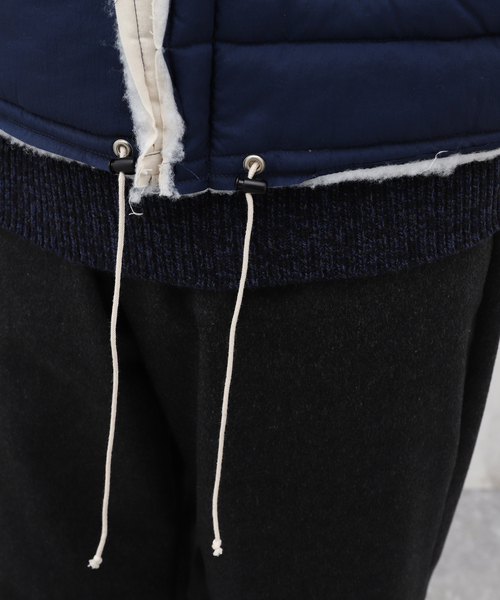 CAMIEL FORTGENS（カミエル フォートへンス）の「【CAMIEL FORTGENS / カミエル・フォートヘンス】BODY WARMER PADDED NYLON VEST（ダウンベスト・メンズ・ネイビー/カーキ・MEDIUM）」の19枚目の写真