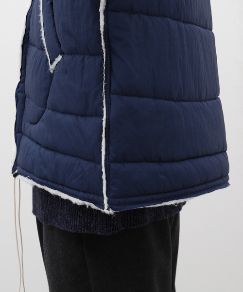 CAMIEL FORTGENS（カミエル フォートへンス）の「【CAMIEL FORTGENS / カミエル・フォートヘンス】BODY WARMER PADDED NYLON VEST（ダウンベスト・メンズ・ネイビー/カーキ・MEDIUM）」の20枚目の写真
