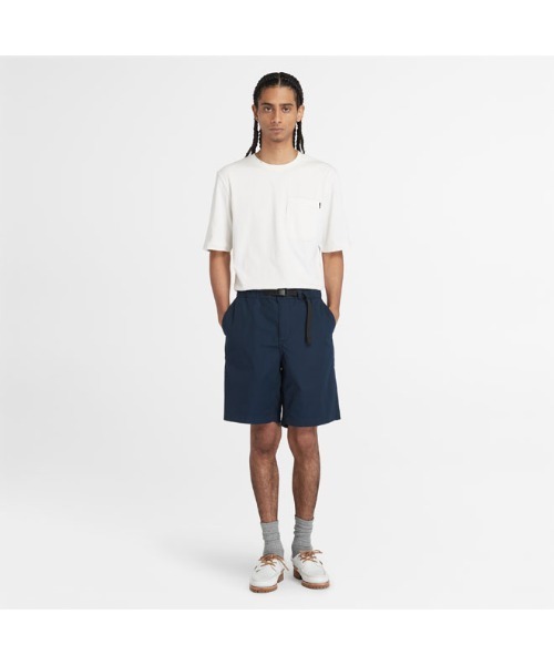 Timberland(ティンバーランド)の「メンズ 半袖 ティンバーチル アンチUV ショーツ(その他パンツ・メンズ・ダークブルー・LARGE/MEDIUM/SMALL/X-LARGE/X-SMALL)」の2枚目の写真