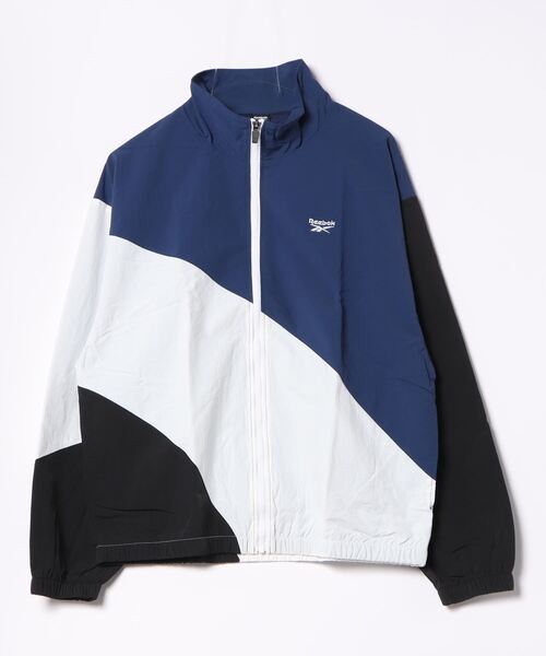 Reebok(リーボック)の「【Reebok/リーボック】ナイロンスラッシュカッティングJK/スタンドカラーブルゾン(ブルゾン・メンズ・ライトグレー/ベージュ/ネイビー・MEDIUM/LARGE/X-LARGE/SMALL)」の3枚目の写真
