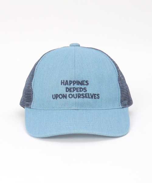 ikka（イッカ）の「刺繍ロゴメッシュキャップ（キャップ・キッズ・チャコールグレー/ベージュ/ブルー・FREE）」の10枚目の写真