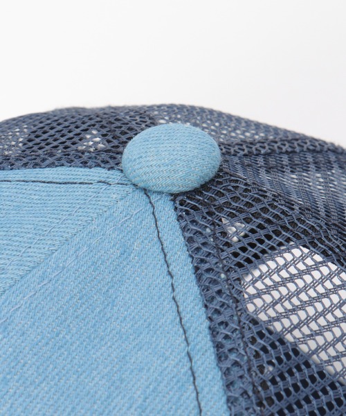 ikka（イッカ）の「刺繍ロゴメッシュキャップ（キャップ・キッズ・チャコールグレー/ベージュ/ブルー・FREE）」の6枚目の写真