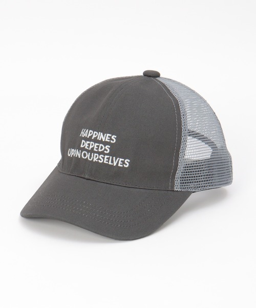 ikka（イッカ）の「刺繍ロゴメッシュキャップ（キャップ・キッズ・チャコールグレー/ベージュ/ブルー・FREE）」の18枚目の写真