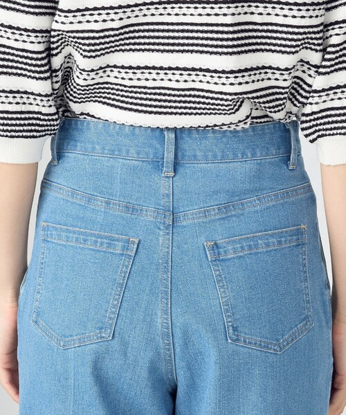 COMME CA ISM（コムサイズム）の「デニム　ワイドパンツ / セットアップ対応（デニムパンツ・レディース・ブルー/インディゴブルー・SMALL/MEDIUM/LARGE）」の16枚目の写真