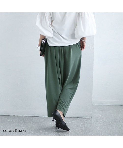 GOLDJAPAN(ゴールドジャパン)の「ストレッチサルエルパンツ【大きいサイズ対応】(その他パンツ・レディース・ブラック/カーキ・4L~5L/LL~3L)」の20枚目の写真