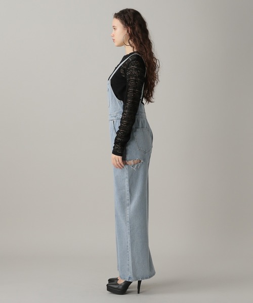 FOREVER 21(フォーエバー トゥエンティーワン)の「【2024SS】サイドカットサロペット(サロペット/オーバーオール・レディース・ブラック/ライトブルー・SMALL/MEDIUM)」の12枚目の写真