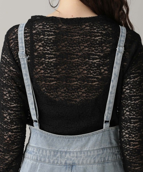 FOREVER 21(フォーエバー トゥエンティーワン)の「【2024SS】サイドカットサロペット(サロペット/オーバーオール・レディース・ブラック/ライトブルー・SMALL/MEDIUM)」の14枚目の写真