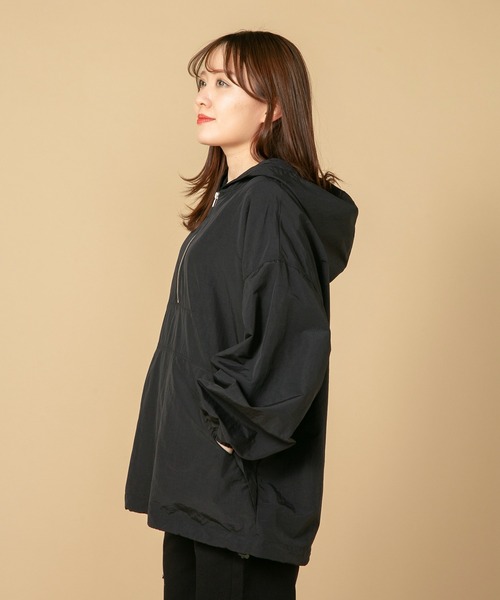 OUTDOOR PRODUCTS(アウトドアプロダクツ)の「【OUTDOOR PRODUCTS/アウトドアプロダクツ】ナイロンアノラックパーカー(ナイロンジャケット・レディース・オフホワイト/カーキ/ブラック・FREE)」の6枚目の写真