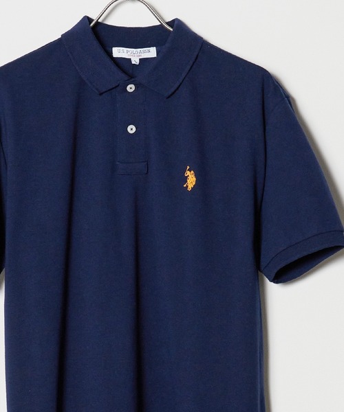 U.S. POLO ASSN.(ユーエスポロアッスン)の「U.S. POLO ASSN./ユーエスポロアッスン 鹿の子半袖ポロシャツ(ポロシャツ・メンズ・ブラック/ダークグリーン/ネイビー/オフホワイト・LL/S/M/L)」の22枚目の写真