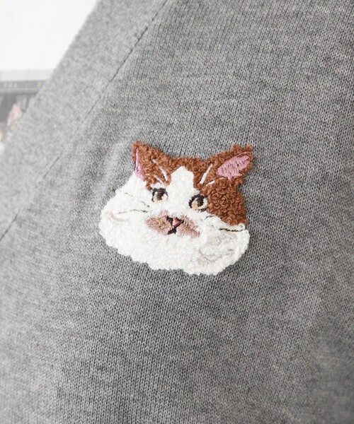 カーディガン 刺繍カーディガン/Cat's NapTime レディース 刺繍カーディガン/Cat's NapTime（カーディガン/ボレロ