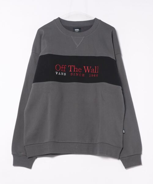 VANS ヴァンズ M Bi-Color Marion C SWT スウェットクルー 124R1043600 ABC-MART限定 ASPHALT（スウェット）｜VANS（バンズ）