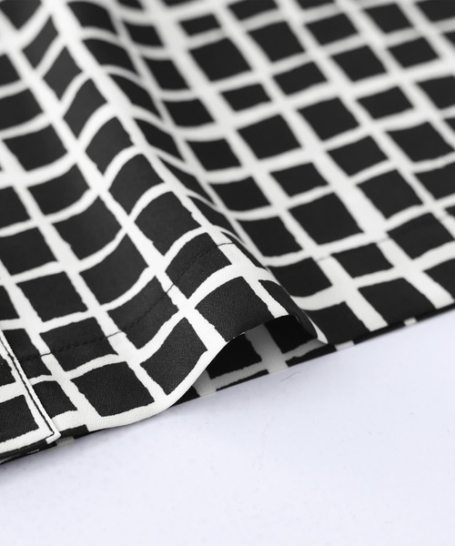 n'OrLABEL（ノアールレーベル）の「『格子柄シャツ』（シャツ/ブラウス・メンズ・オフホワイト/ブラック・M/L）」の10枚目の写真