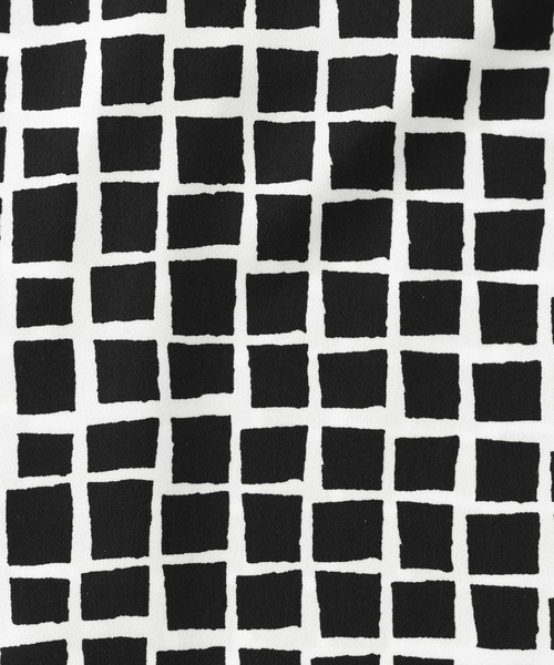 n'OrLABEL（ノアールレーベル）の「『格子柄シャツ』（シャツ/ブラウス・メンズ・オフホワイト/ブラック・M/L）」の3枚目の写真